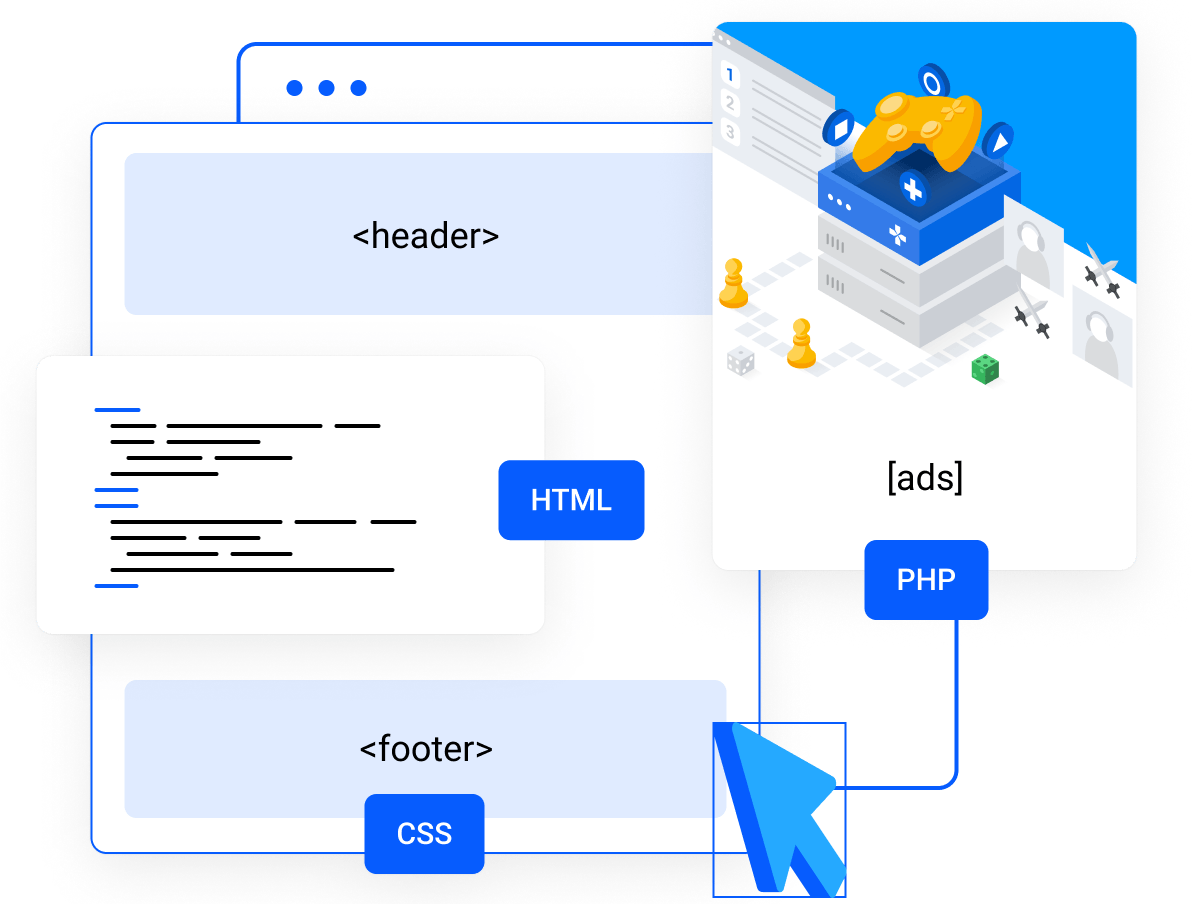 WordPress Hosting - Easy custom code snippets